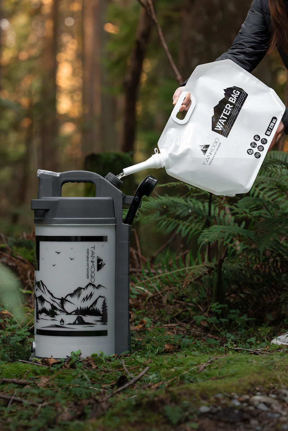 Tankogo: Portable Hot Shower